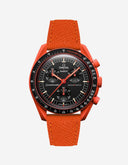 Mission to Earth - Lava (Leather Strap) - OM Luxury