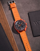 Mission to Earth - Lava (Leather Strap) - OM Luxury